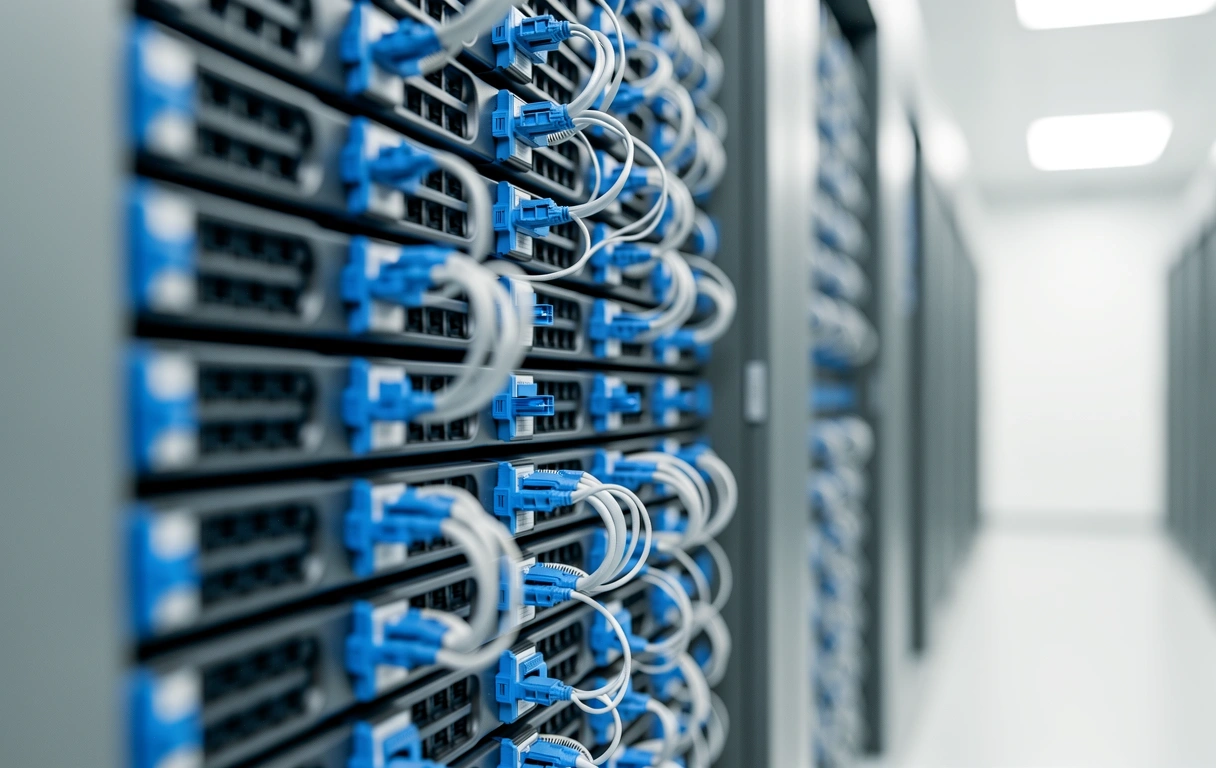 Technical infrastructure close-up